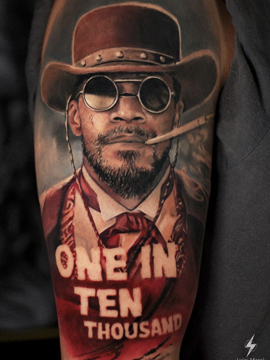 Realistic Movie Tattoo | Straight Lines Tattoo